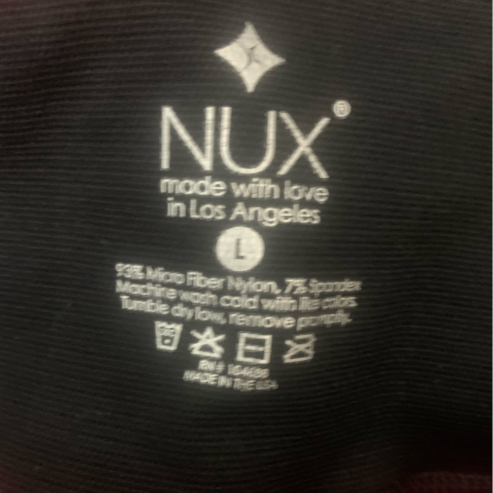 NUX Along The Lines Leggings Pink Ruby NWT‎ sz LG - Picture 5 of 8